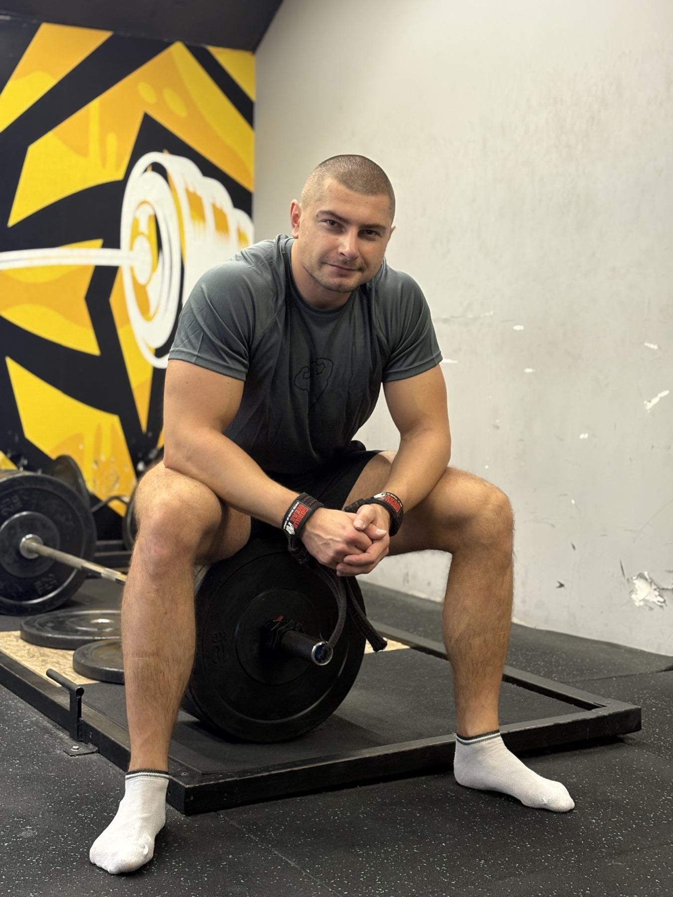Ammar Pecar in the gym